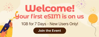 Free Welcome eSIM with AI Travel App MaaltalkNow