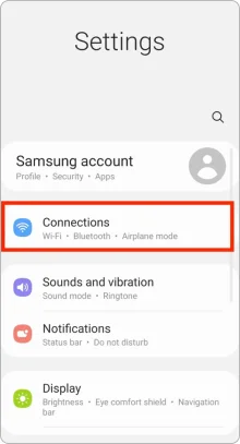 Go to Settings