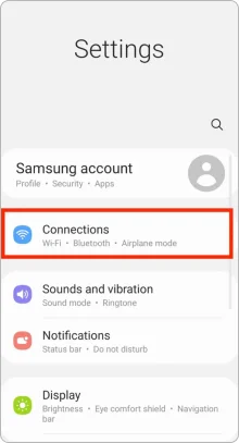 Enable Mobile Data Settings