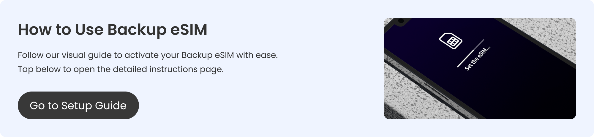 How to use Backup-eSIM