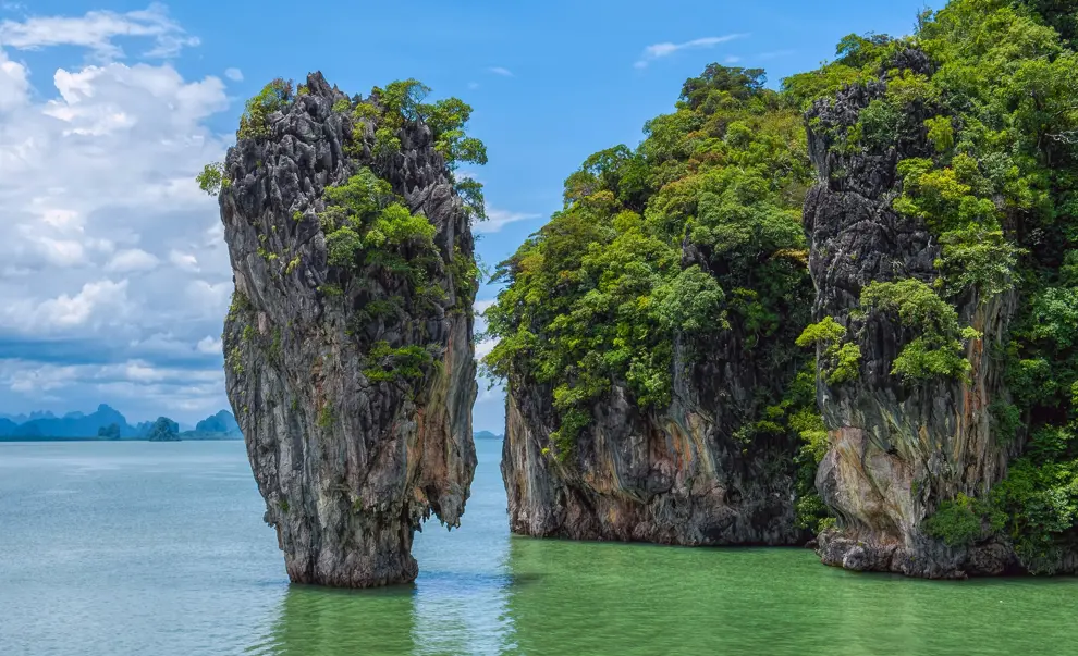 Rock at James Bond Island in Phuket, Thailand