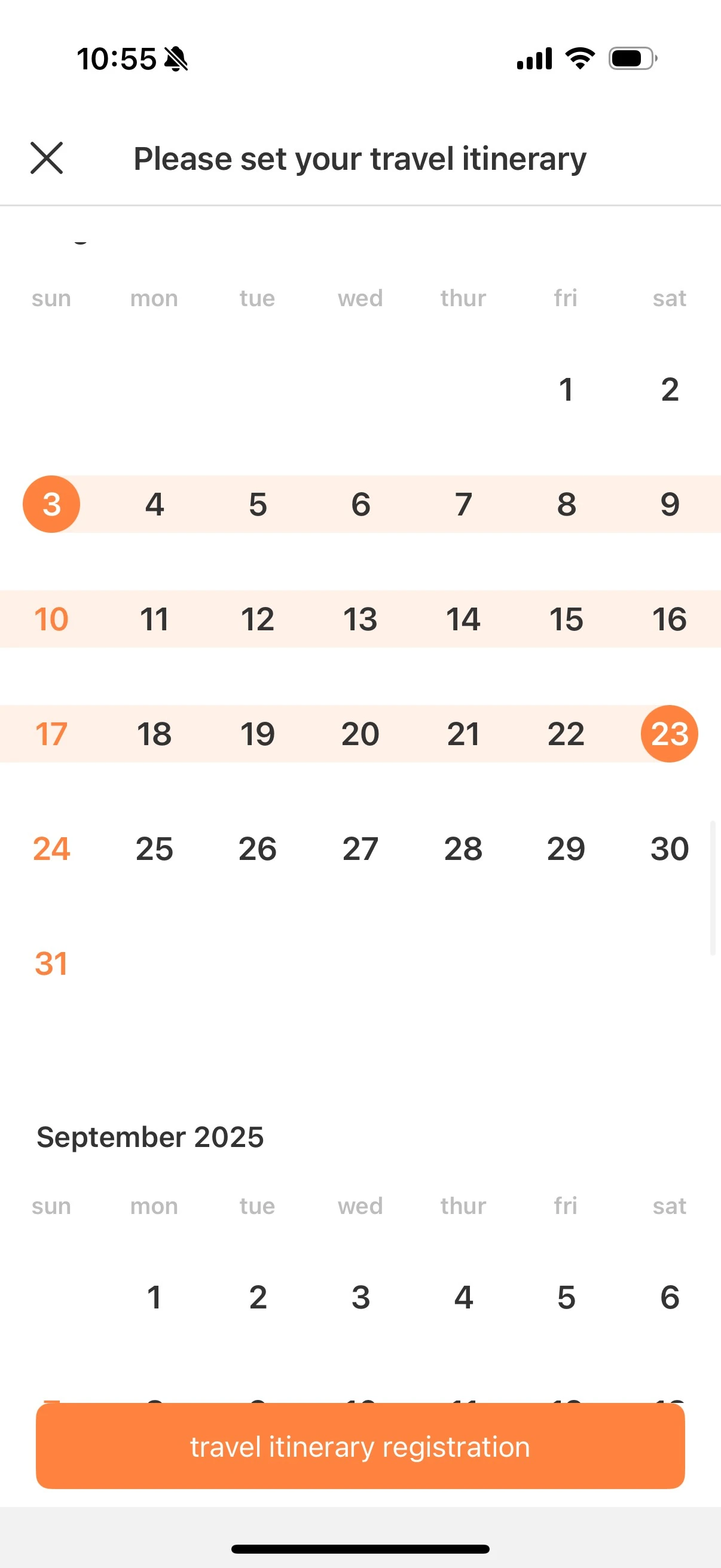 Screenshot of MaaltalkNows Budget Tracker calendar in the Balkans