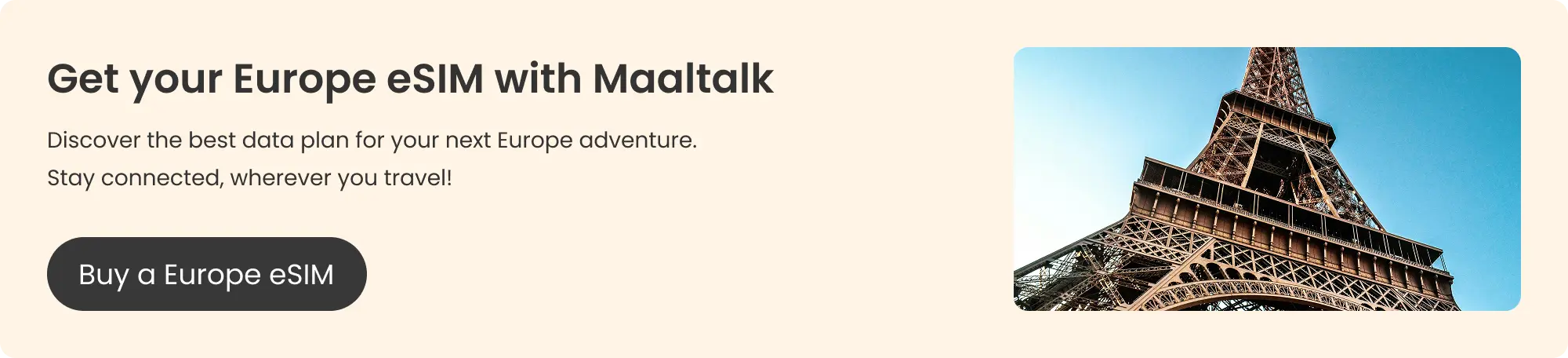 Blog banner for buying a Europe eSIM