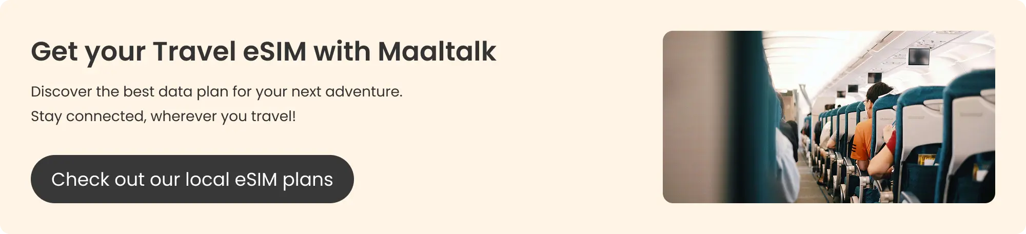 get a travel eSIM from Maaltalk Banner