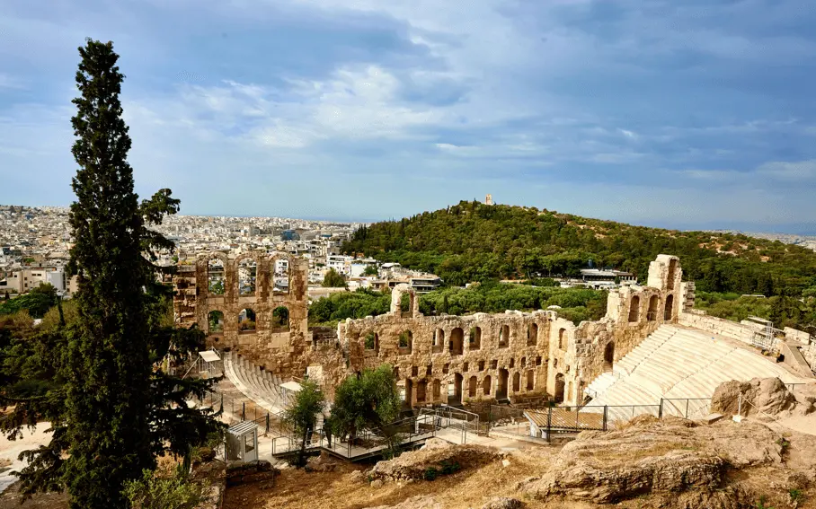 ruins in Athens