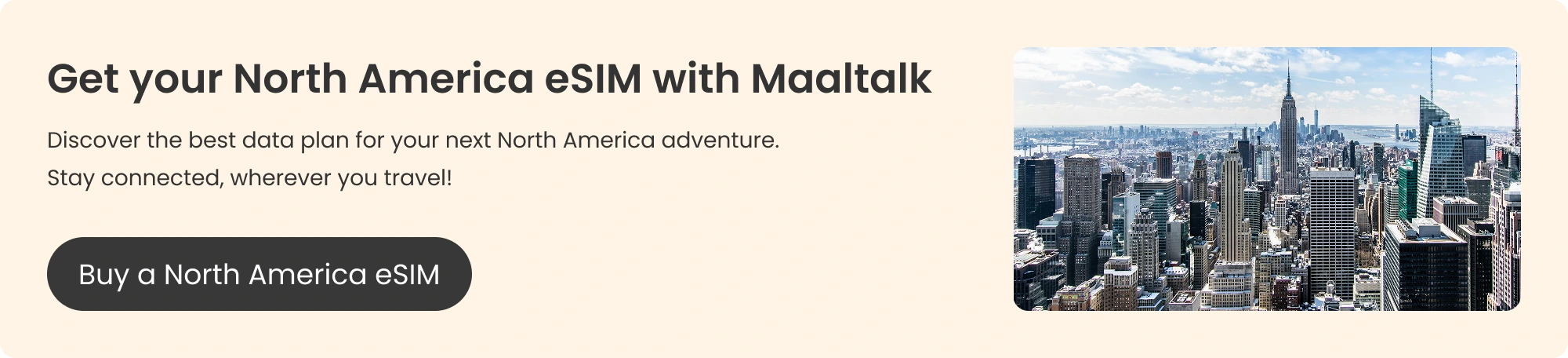 Blog banner for buying a North America eSIM