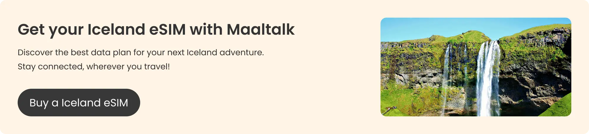 Maaltalk Iceland eSIM blog banner