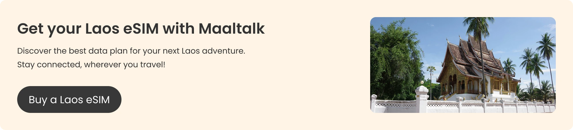 Maaltalk pricing blog banner for buying a Laos eSIM