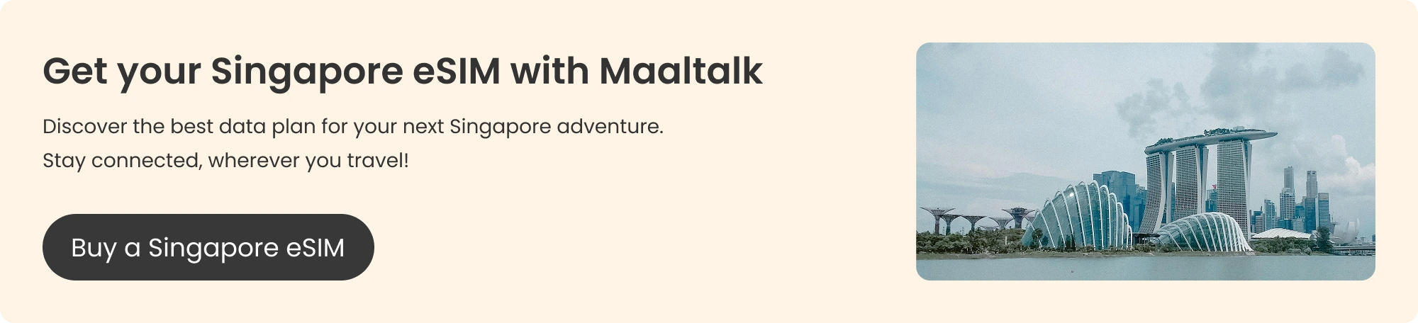 Maaltalk blog banner for buying a Singapore eSIM