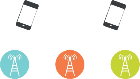 illustrated image explaining data roaming