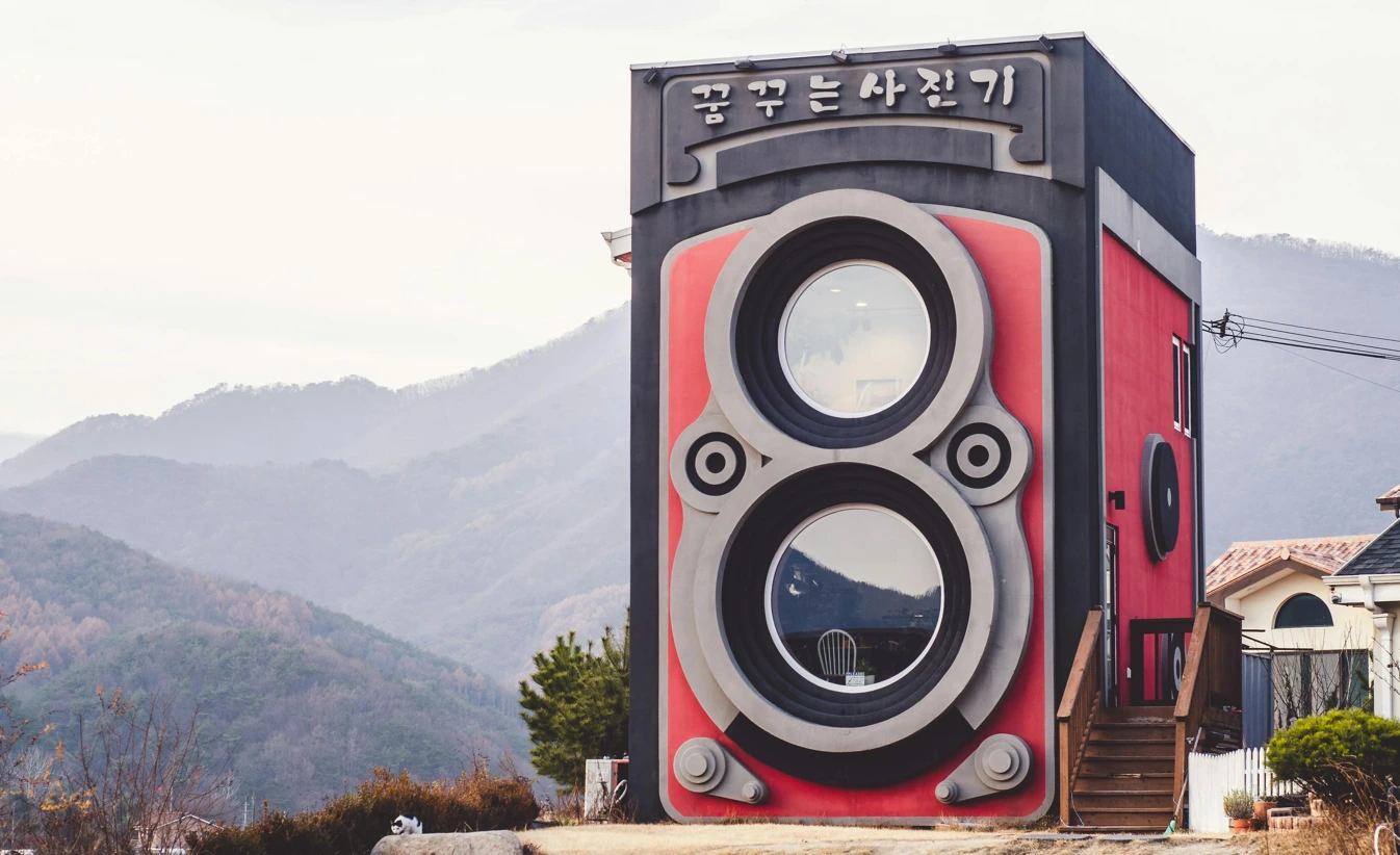 Photography cafe in South Korea