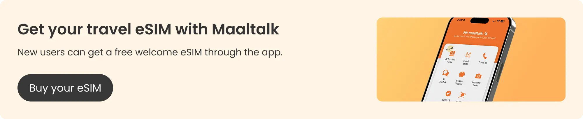 Blog banner for buying a Maaltalk eSIM