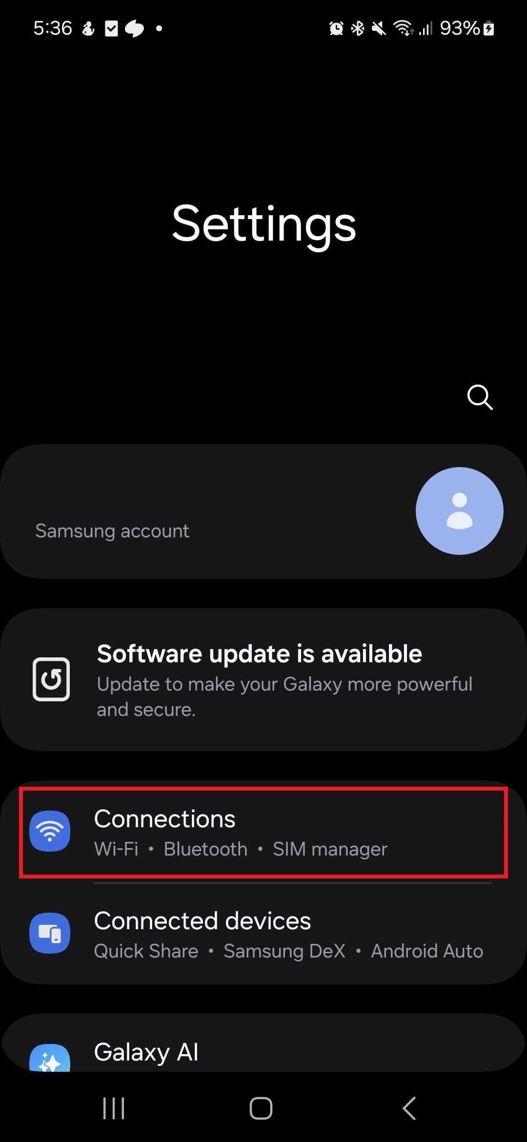 Step 1 - Settings